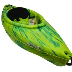 Sundolphin Aruba 8 SS Sit In Recreational Kayak, Lime Swirl