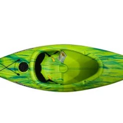 Sundolphin Aruba 8 SS Sit In Recreational Kayak, Lime Swirl -Outlet Sporting Goods Store 63760030 2 1