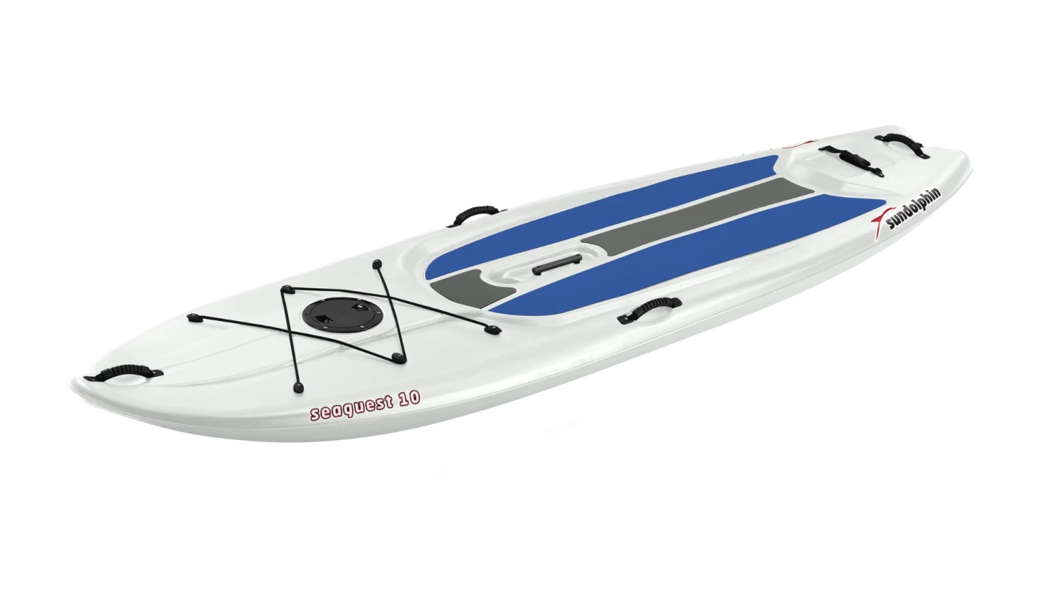 Sundolphin Seaquest 10' Stand Up Paddleboard, Blue/White 3 Sundolphin Seaquest 10' Stand Up Paddleboard, Blue/White