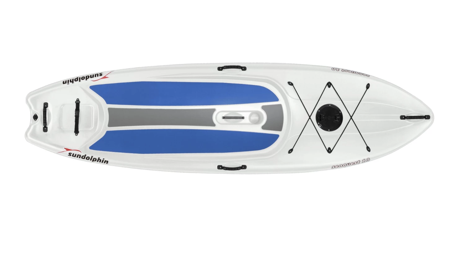 Sundolphin Seaquest 10' Stand Up Paddleboard, Blue/White 4 Sundolphin Seaquest 10' Stand Up Paddleboard, Blue/White - Image 2