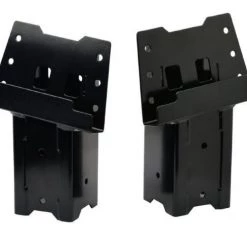 HME 4X4 Steel Blind Post Brackets, 4 Pack
