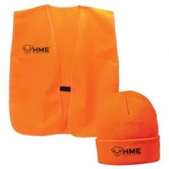 HME Orange Vest & Beanie Combo