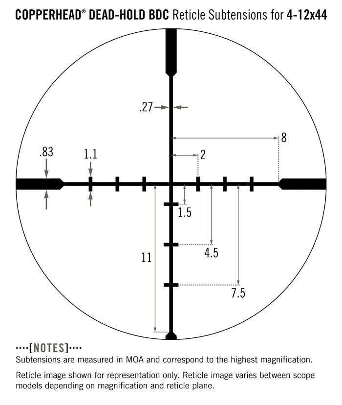 Vortex Optics Iron Peak 4-12x44 Dead-Hold BDC Reticle 4 Vortex Optics Iron Peak 4-12x44 Dead-Hold BDC Reticle - Image 2