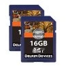 Delkin Devices 16GB SD Card - 2 Pack 1 Delkin Devices 16GB SD Card - 2 Pack -Outlet Sporting Goods Store 65360010