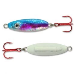 Northland Fishing Buck-Shot Rattle Spoon-Super-Glo Rainbow