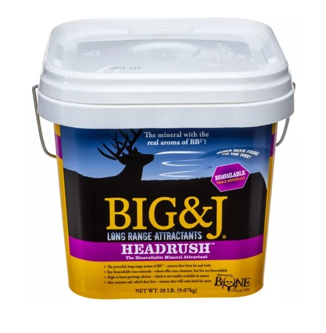 Big & J HEADRUSH Mineral Deer Attractant 3 Big & J HEADRUSH Mineral Deer Attractant