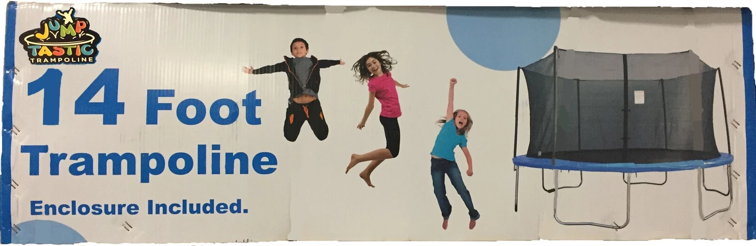 Jump Tastic 14' Trampoline with Enclosure 4 Jump Tastic 14' Trampoline with Enclosure - Image 2