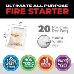GoFire GF100 Fire Starters - 100 Pack 12 GoFire GF100 Fire Starters - 100 Pack -Outlet Sporting Goods Store 73030006 5 2
