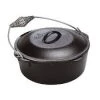 Lodge 5 Qt. Dutch Oven w/Spiral Bail Handle & Iron Cover -Outlet Sporting Goods Store 7590306 1