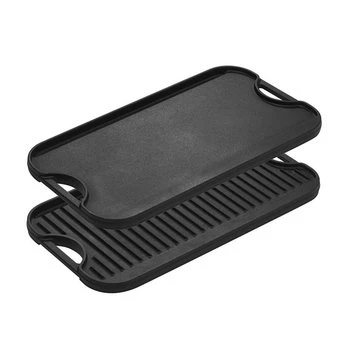 Lodge Reversible Pro Grid Iron Griddle 3 Lodge Reversible Pro Grid Iron Griddle