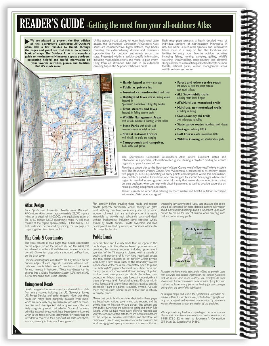 Sportsman's Connection Northeast MN All-Outdoors Atlas & Field Guide 6 Sportsman's Connection Northeast MN All-Outdoors Atlas & Field Guide - Image 4