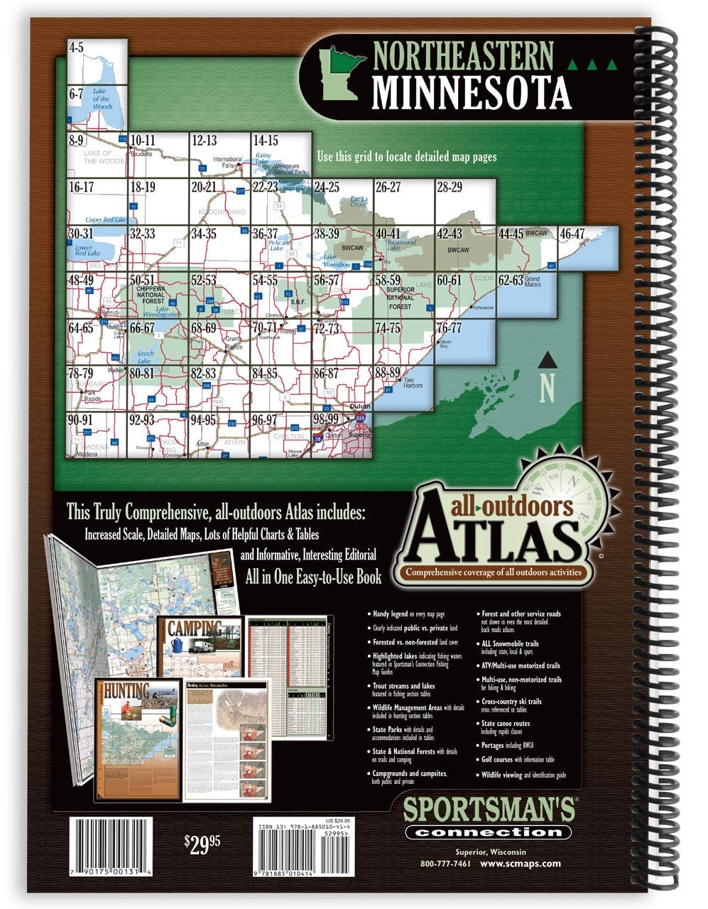 Sportsman's Connection Northeast MN All-Outdoors Atlas & Field Guide 8 Sportsman's Connection Northeast MN All-Outdoors Atlas & Field Guide - Image 6