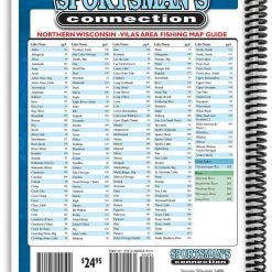 Sportsman's Connection Vilas Area Northern Wisconsin Fishing Map Guide -Outlet Sporting Goods Store 8200158 3