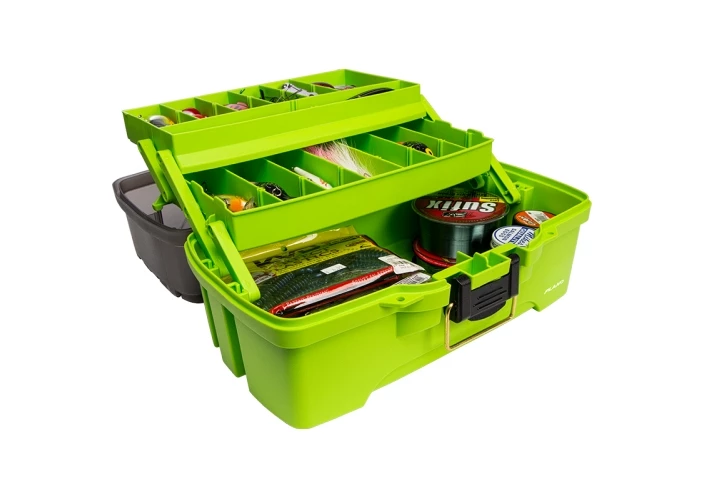 Plano One-Tray Tackle Box - Bright Green 4 Plano One-Tray Tackle Box - Bright Green - Image 2