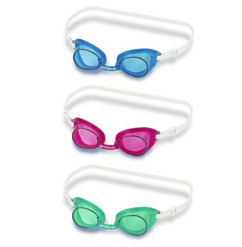 Swimline Buccaneer Kid's Swimming Goggles, Assorted 3 Swimline Buccaneer Kid's Swimming Goggles, Assorted
