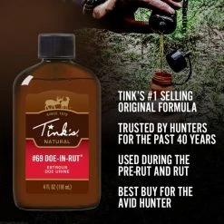 Tink’s #69 Doe-In-Rut Buck Lure, 4 oz. -Outlet Sporting Goods Store 9490011 4