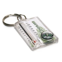 Thermometer & Compass Key Ring