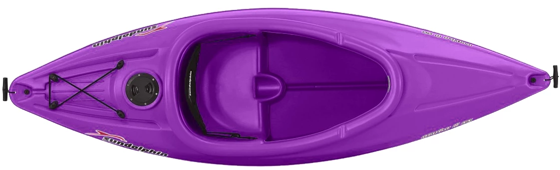 Sun Dolphin Aruba 8 SS Sit-In Recreational Kayak-Purple 3 Sun Dolphin Aruba 8 SS Sit-In Recreational Kayak-Purple
