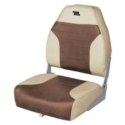Wise Hi-Back Boat Seat -Outlet Sporting Goods Store brown sand lrg 1