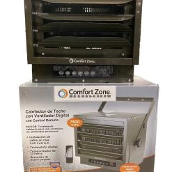 Comfort Zone Heavy Duty 7500W Electric Utility Heater With Remote Control -Outlet Sporting Goods Store comfort zone 1