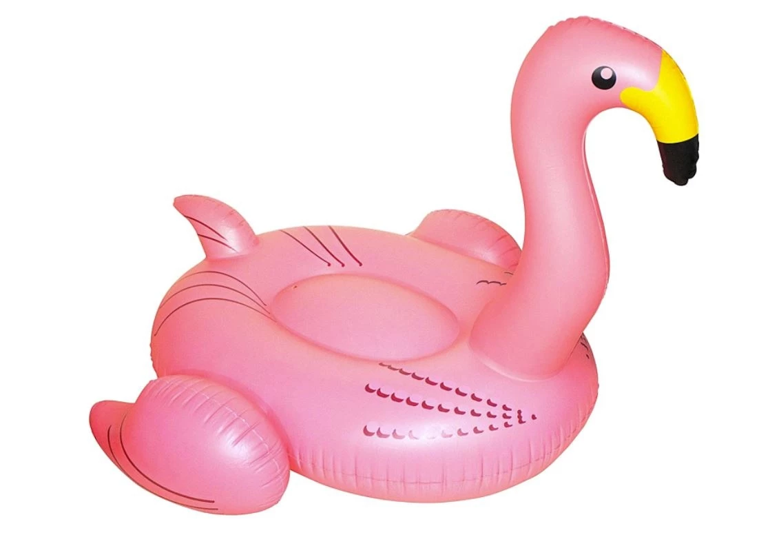 Swimline Giant Inflatable Ride-On Float-Flamingo 3 Swimline Giant Inflatable Ride-On Float-Flamingo