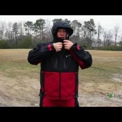 Frogg Toggs Pilot II Guide Bibs, Black & Charcoal w/ Red Zippers -Outlet Sporting Goods Store hqdefault 50 13