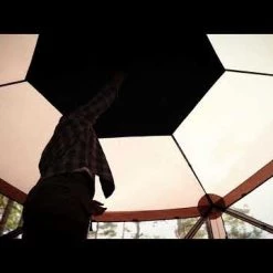 Gazelle G6 6-Sided Portable Gazebo, Desert Sand -Outlet Sporting Goods Store hqdefault 55 9