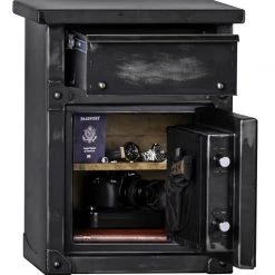 Longhorn Security Safe/End Table/Nightstand -Outlet Sporting Goods Store longhorn nightstand int