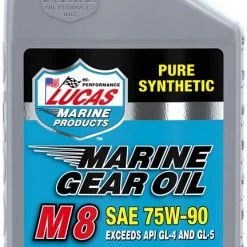 Lucas Oil Marine Gear Oil Synthetic SAE 75W-90 M8, Qt.