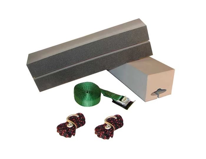 Malone Standard Kayak Carrier with Tie-Downs - Foam Block Style - 12" Long 4 Malone Standard Kayak Carrier with Tie-Downs - Foam Block Style - 12" Long - Image 2