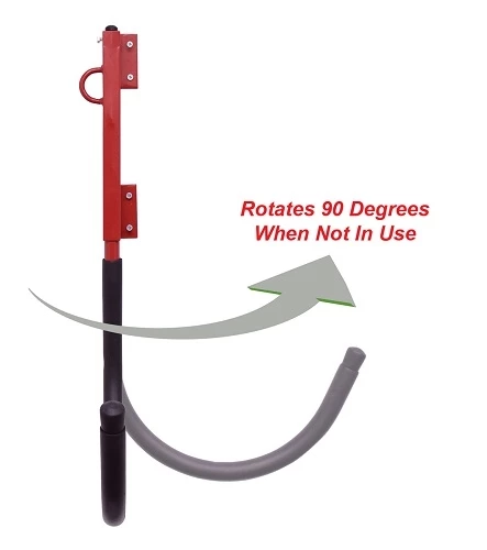 Malone MPG132 FoldAway-J™ Kayak Carrier with Tie-Downs - J-Style - Folding - Side Loading 5 Malone MPG132 FoldAway-J™ Kayak Carrier with Tie-Downs - J-Style - Folding - Side Loading - Image 3