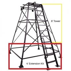 Banks Outdoors 4' Extension Kit for 8' Tower 5 Banks Outdoors 4' Extension Kit for 8' Tower -Outlet Sporting Goods Store stext4