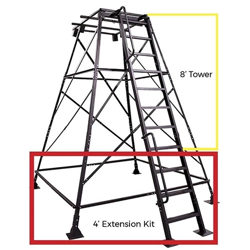 Banks Outdoors 4' Extension Kit for 8' Tower 4 Banks Outdoors 4' Extension Kit for 8' Tower - Image 2