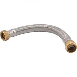 SharkBite Stainless Steel Braided Flexible Water Heater Connector - 3/4 in PTF x 3/4 in FIP